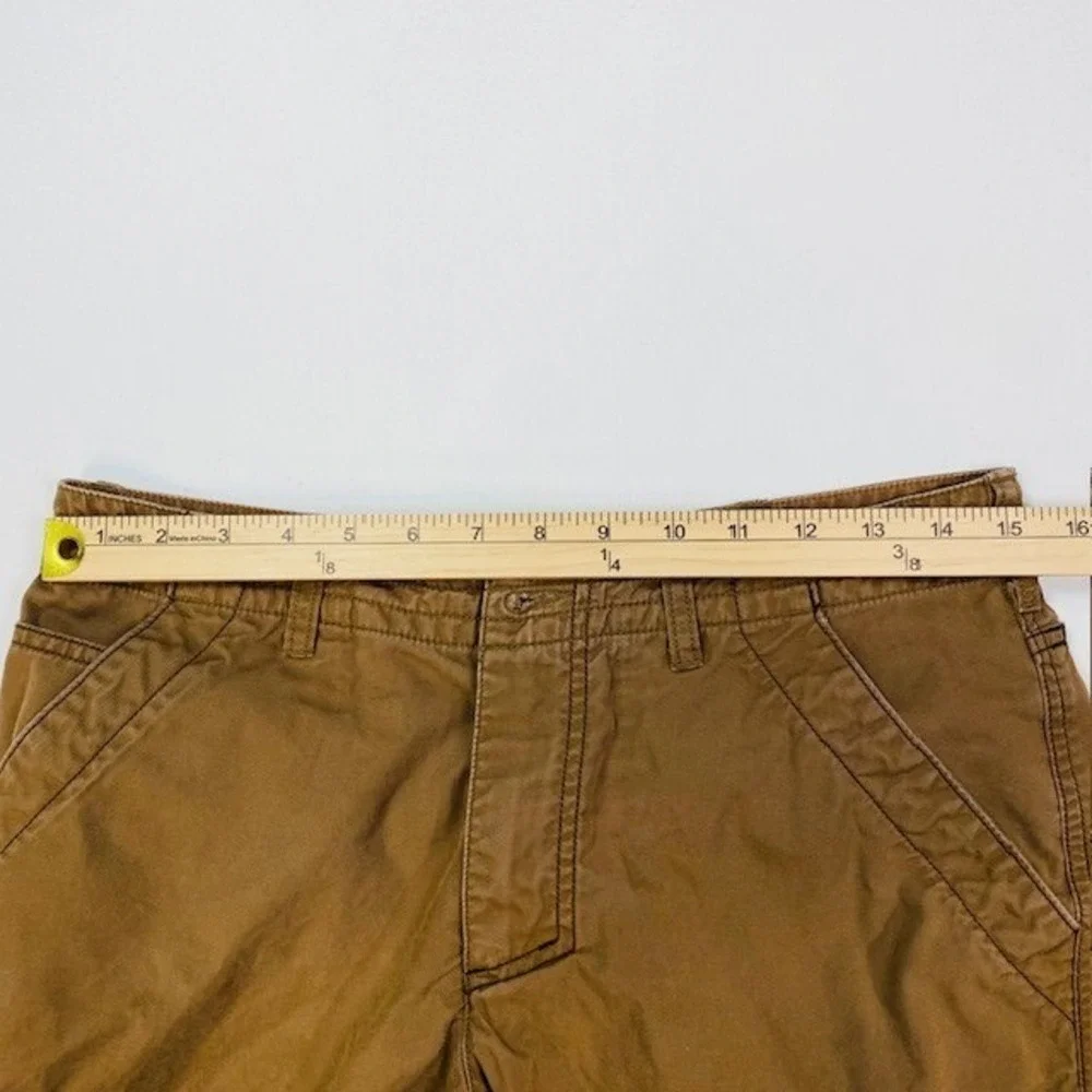 5.11 Tactical Series Men Brown Cotton Canvas Cargo Shorts Size 30 Coyote Utility